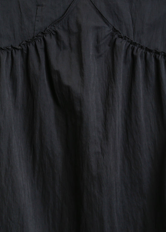 Roy Pinafore Dress / Black