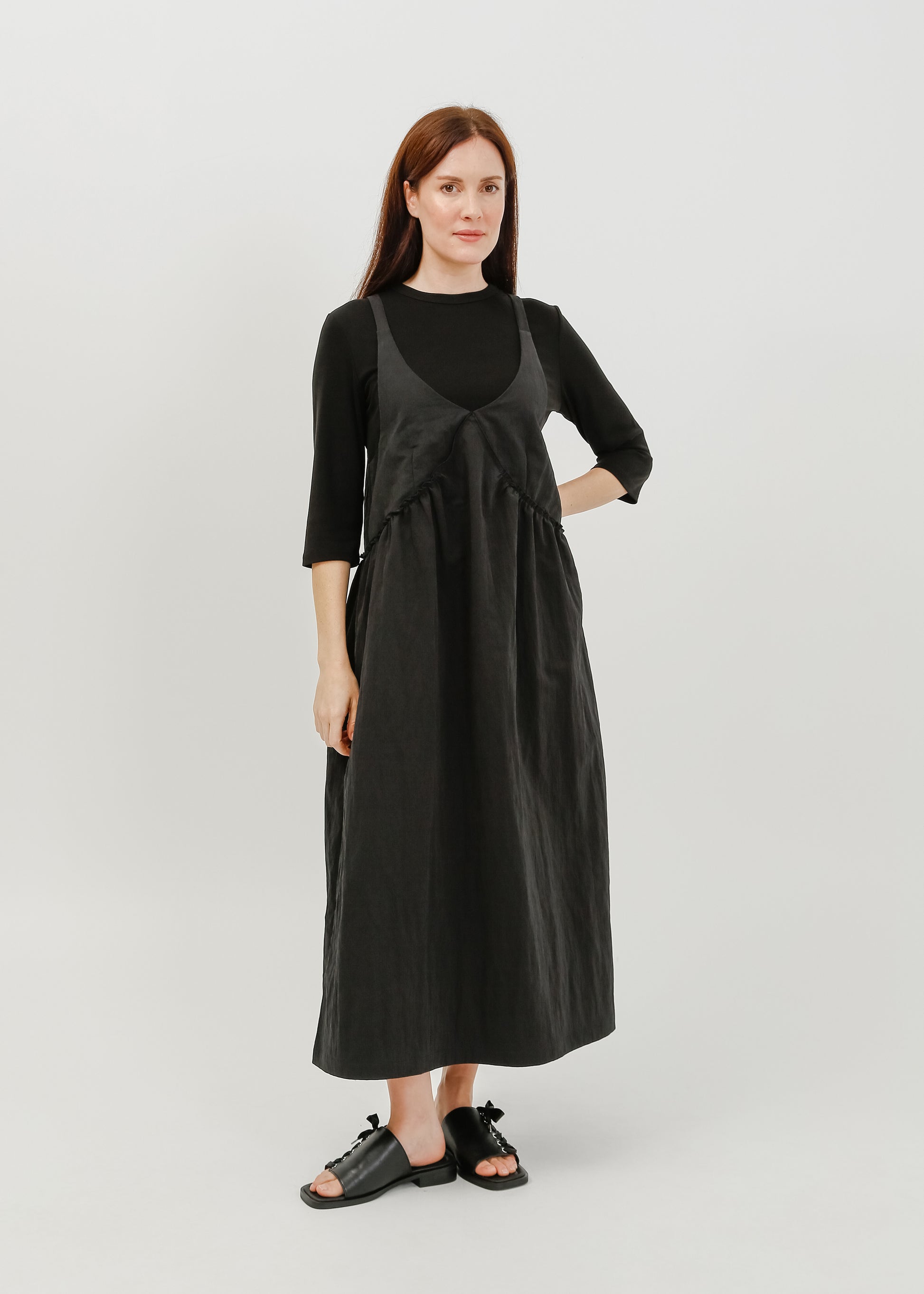 Roy Pinafore Dress / Black - 
Black (image 6)