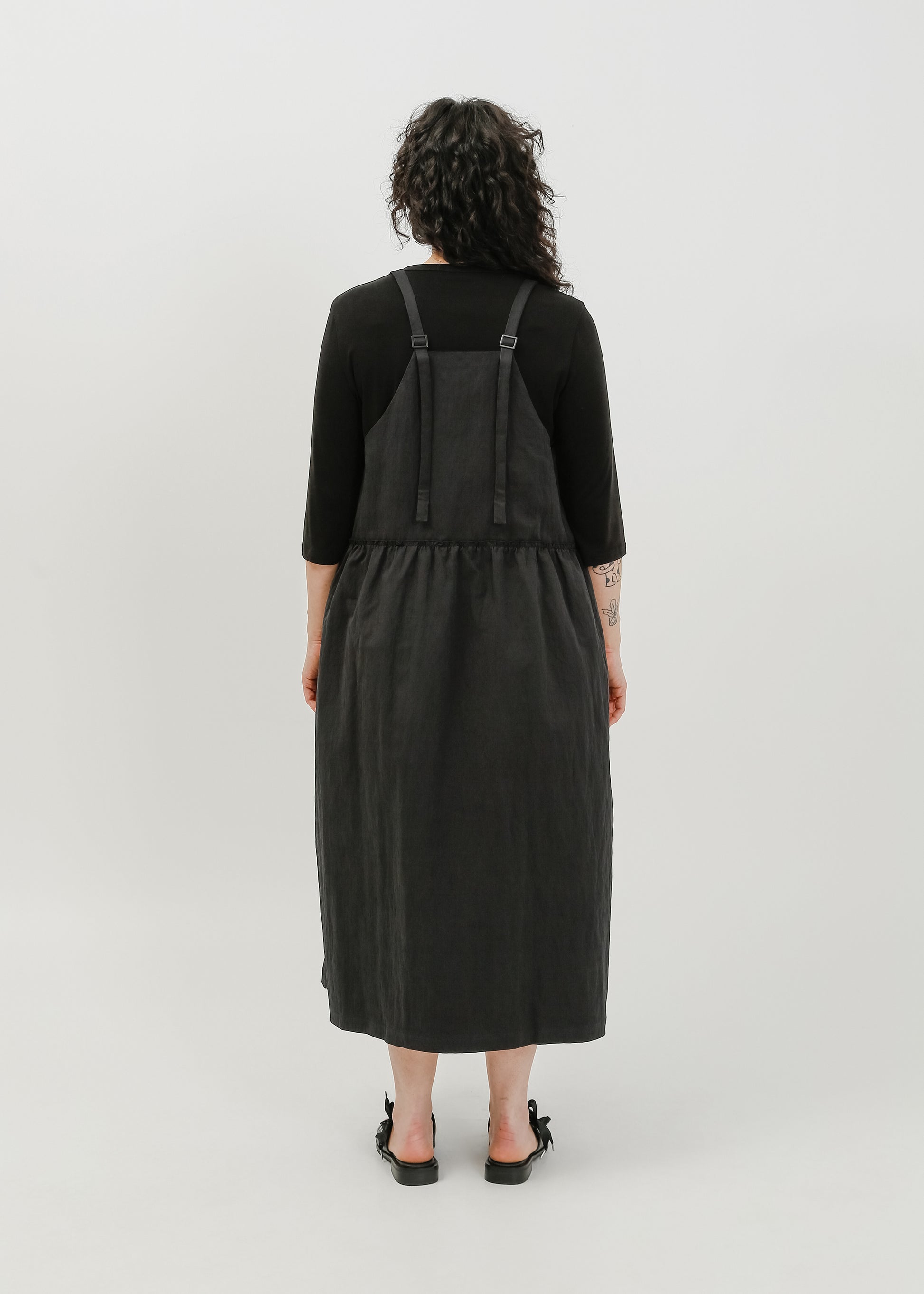 Roy Pinafore Dress / Black - 
Black (image 4)