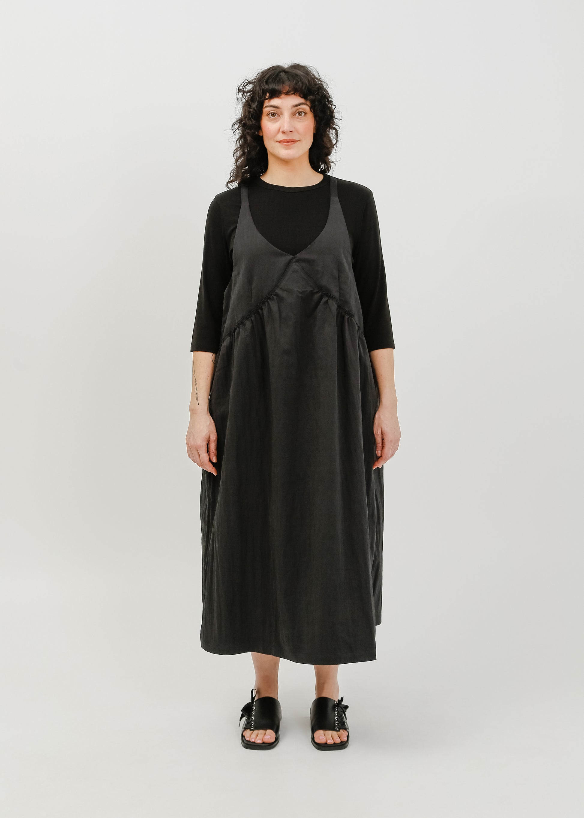 Roy Pinafore Dress / Black - 
Black (image 5)