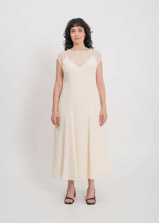 Holden Backless Dress / Cream