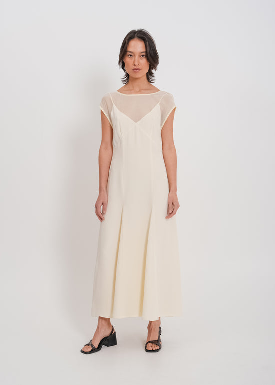 Holden Backless Dress / Cream