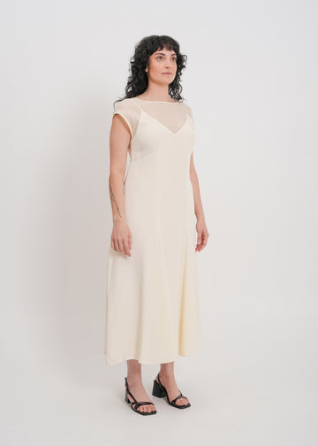 Holden Backless Dress / Cream