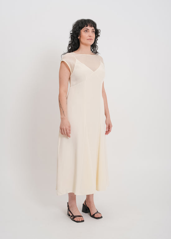 Holden Backless Dress / Cream
