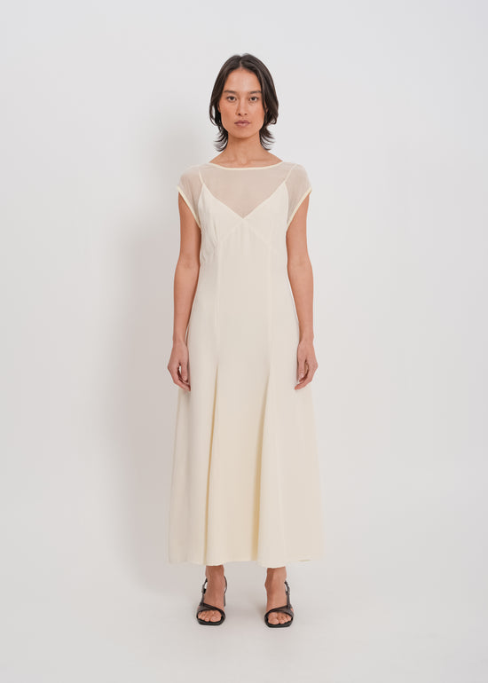 Holden Backless Dress / Cream