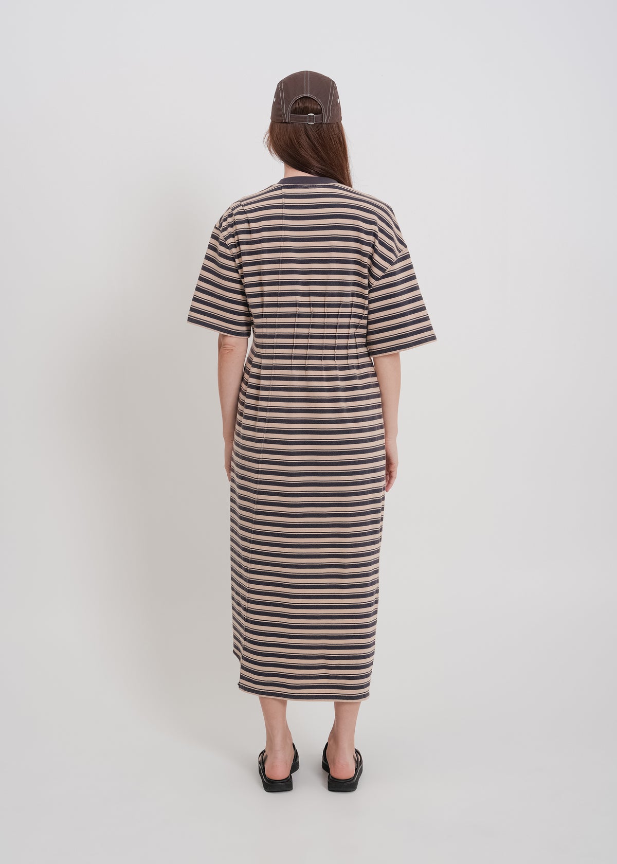 Mariette Tee Dress / Beige-Navy - 
Beige Navy (image 10)