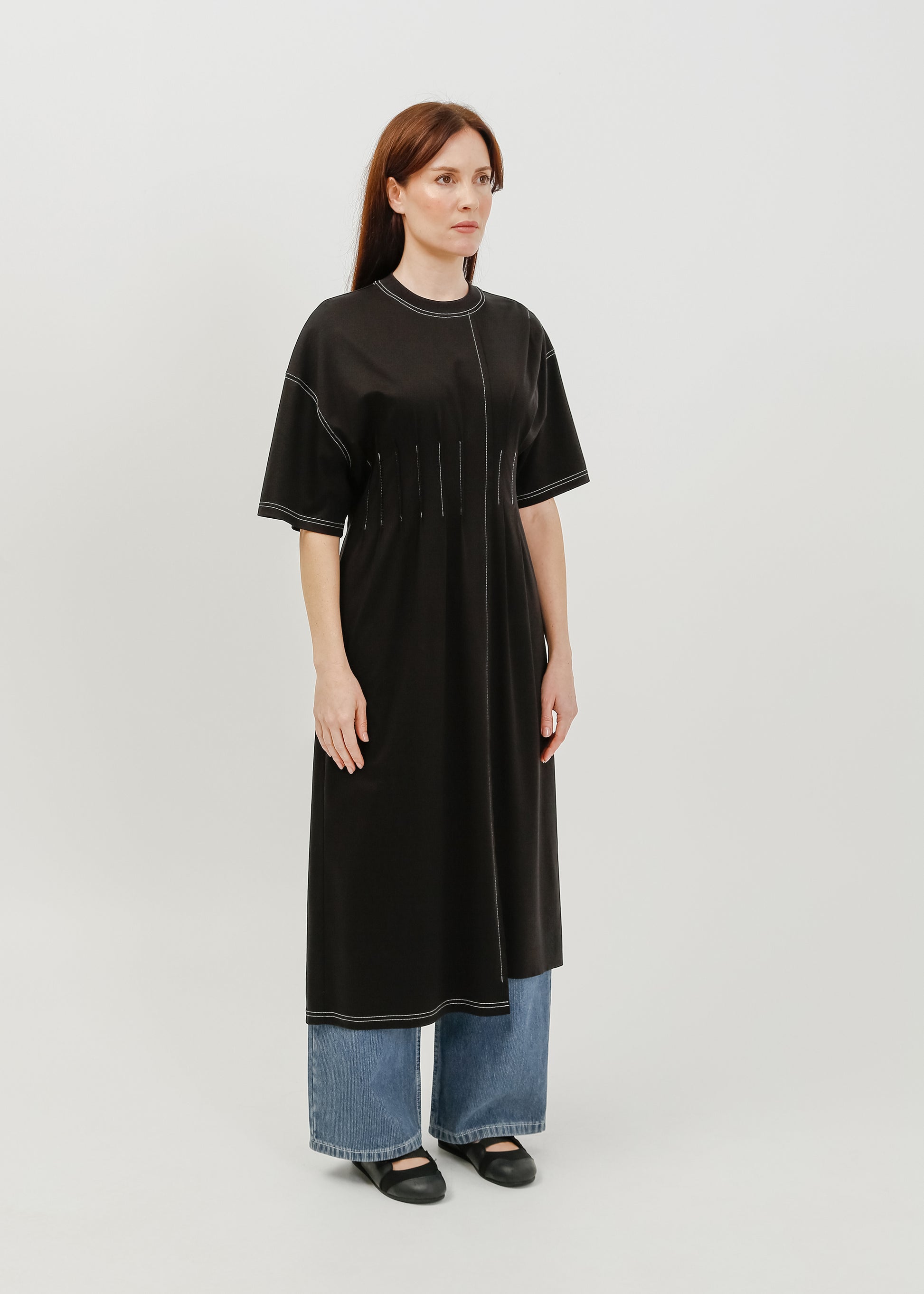 Mariette Tee Dress / Black - 
Black (image 2)