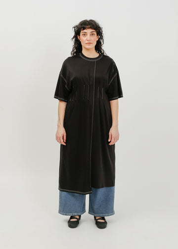 Mariette Tee Dress / Black