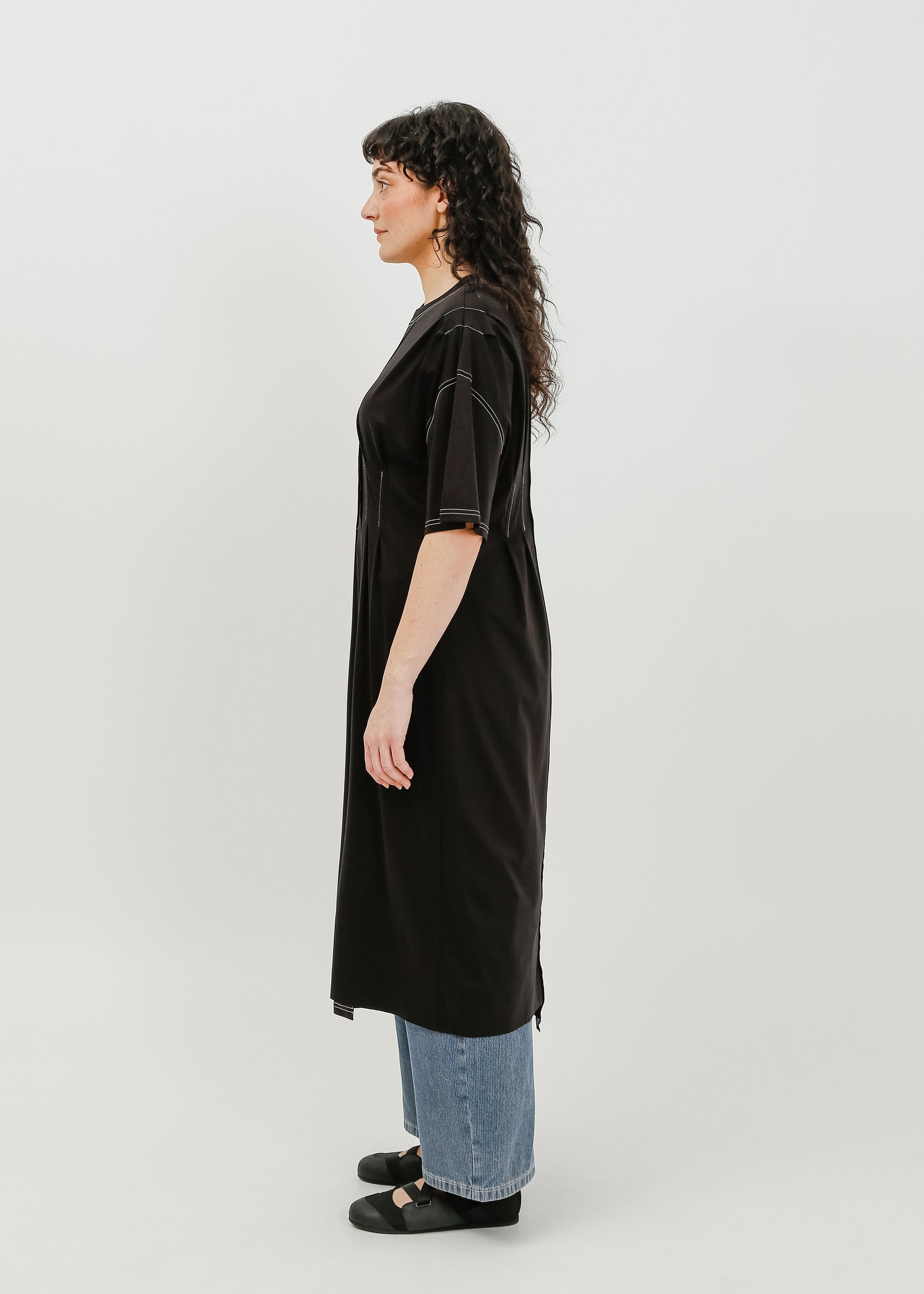 Mariette Tee Dress / Black - 
Black (image 8)