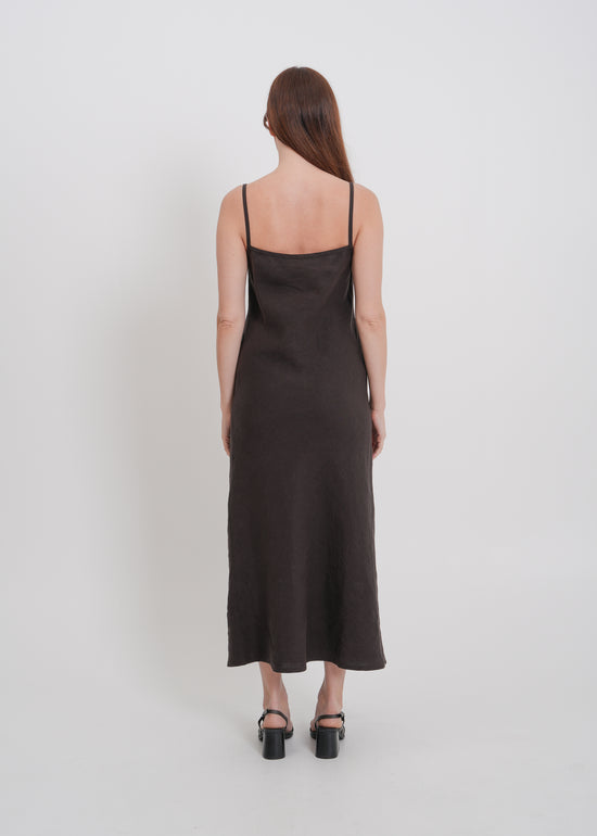 Helena Dress / Dark Chocolate