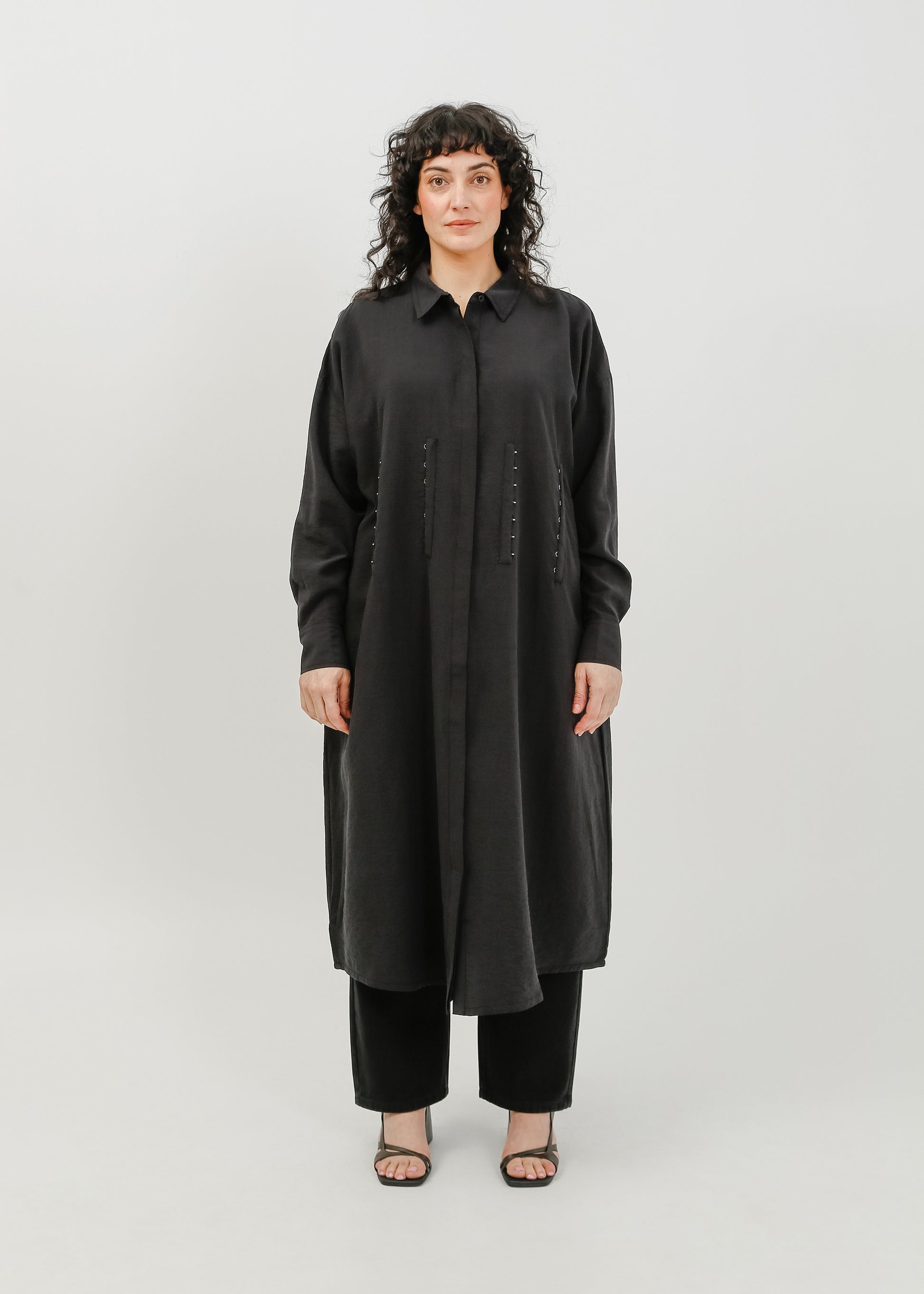 Verity Shirt Dress / Black - 
Black (image 13)