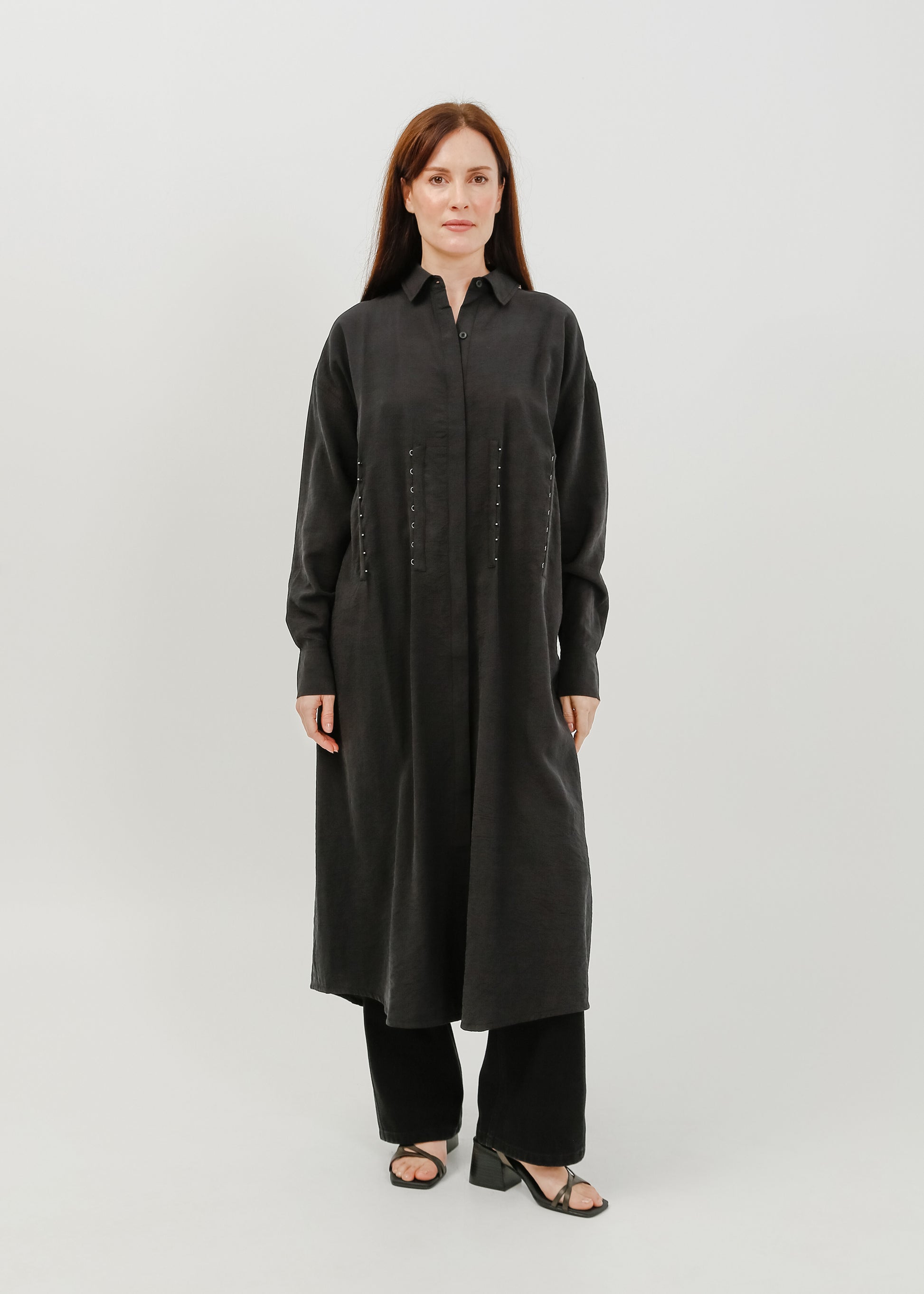 Verity Shirt Dress / Black - 
Black (image 6)