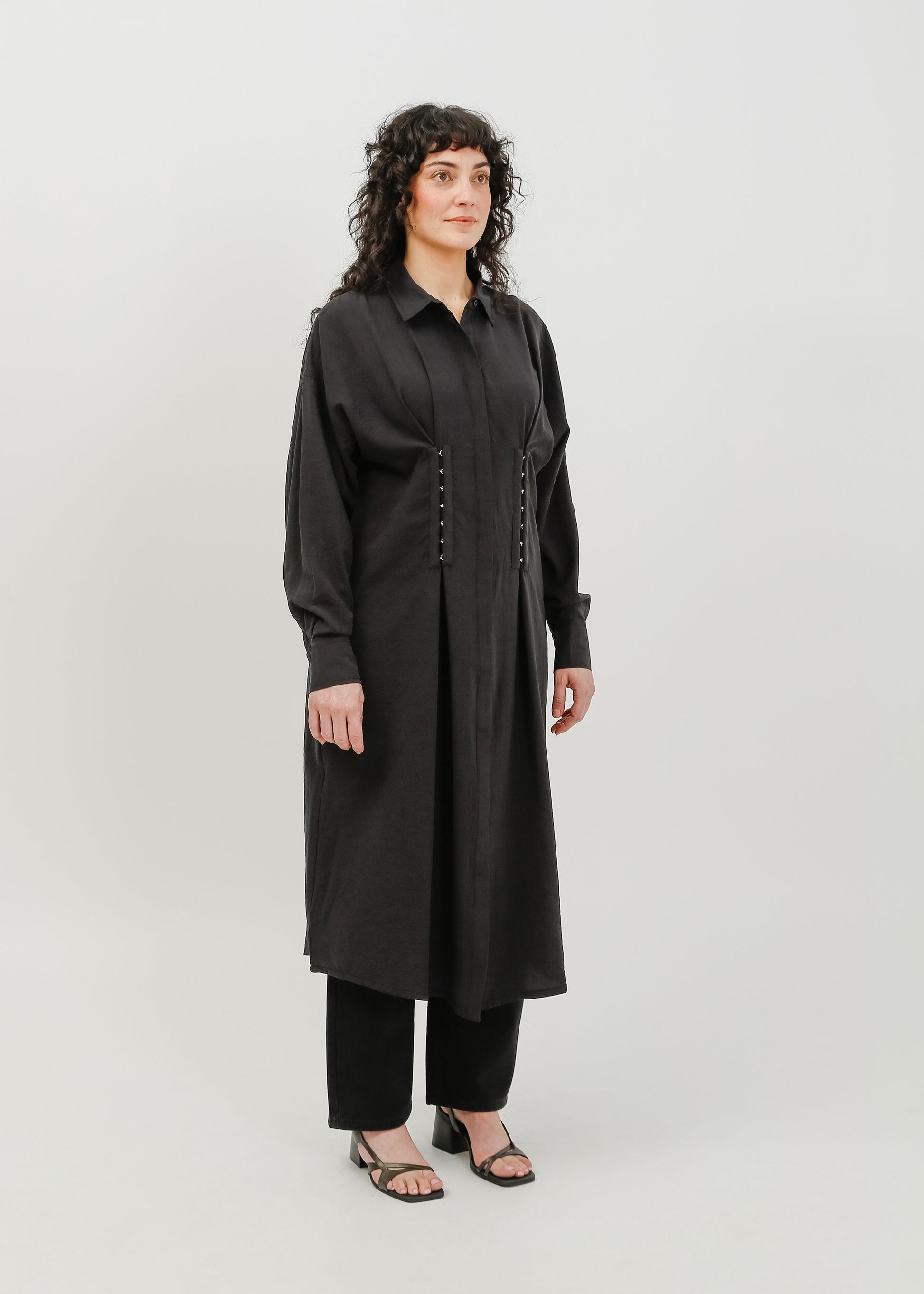 Verity Shirt Dress / Black - 
Black (image 9)