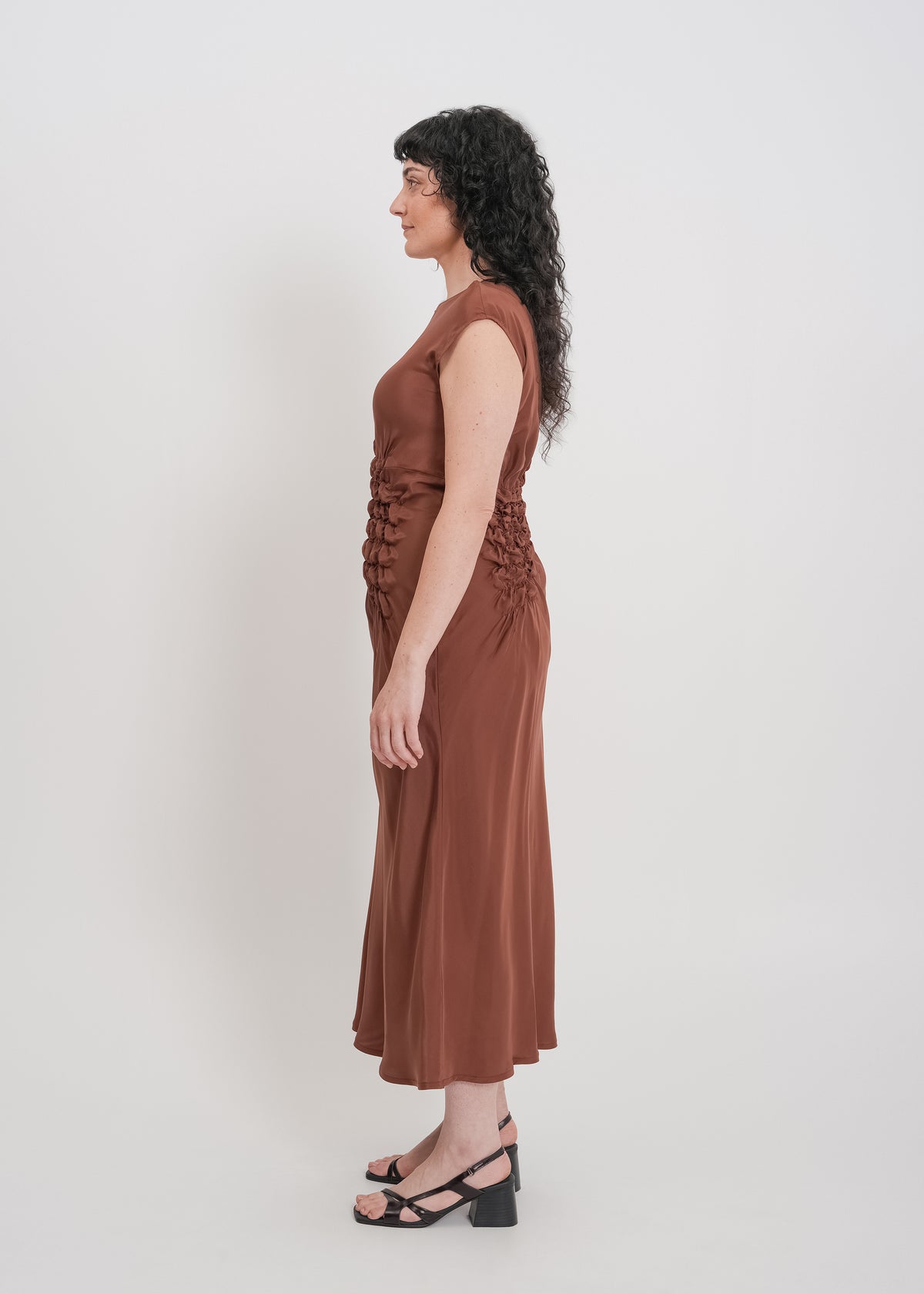 Arlo Dress / Chocolate - 
Chocolate (image 8)