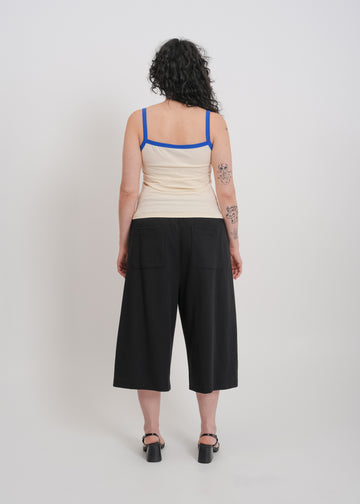 Bowie Singlet / Cream-Blue