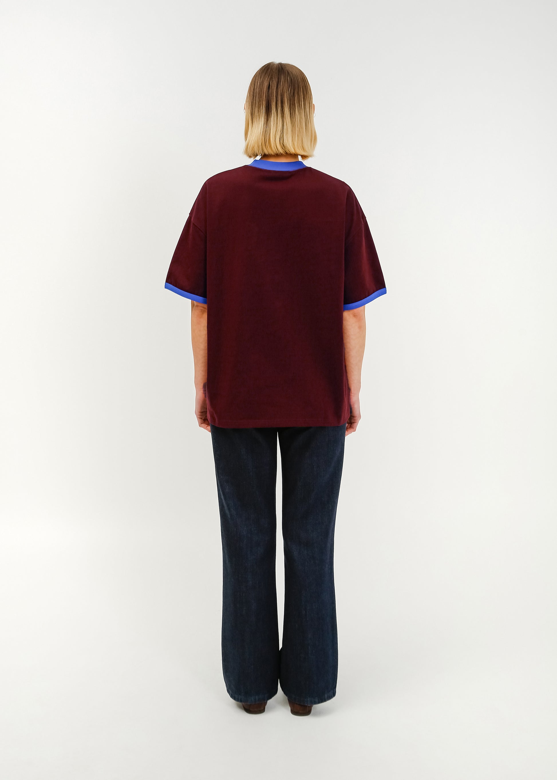 Maxwell Tee / Burnt Maroon-Blue - 
Burnt Maroon Blue (image 9)