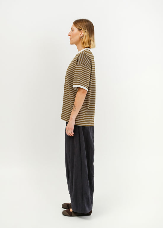 Maxwell Tee / Khaki-White