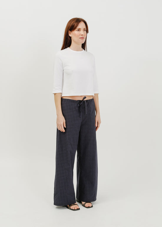Gwyneth 3/4 Sleeve Tee / White