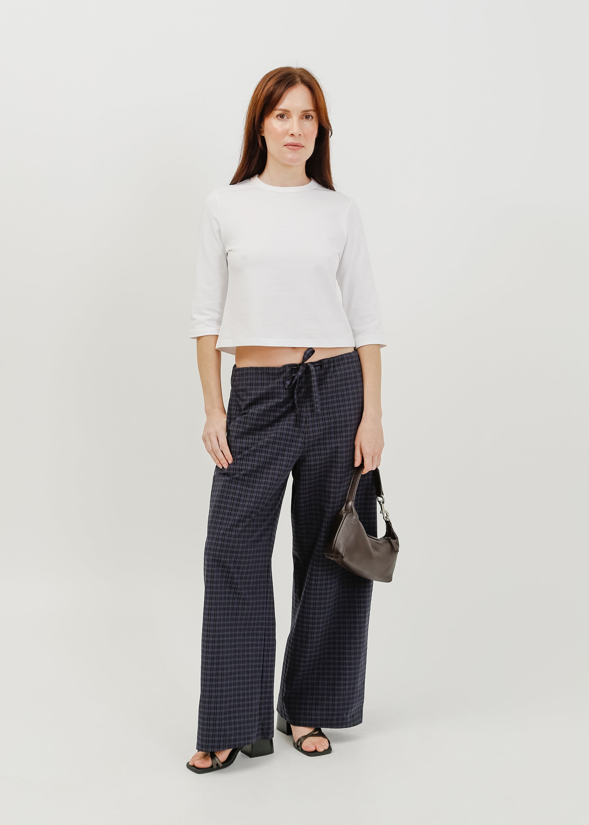 Gwyneth 3/4 Sleeve Tee / White - 
White (image 1)