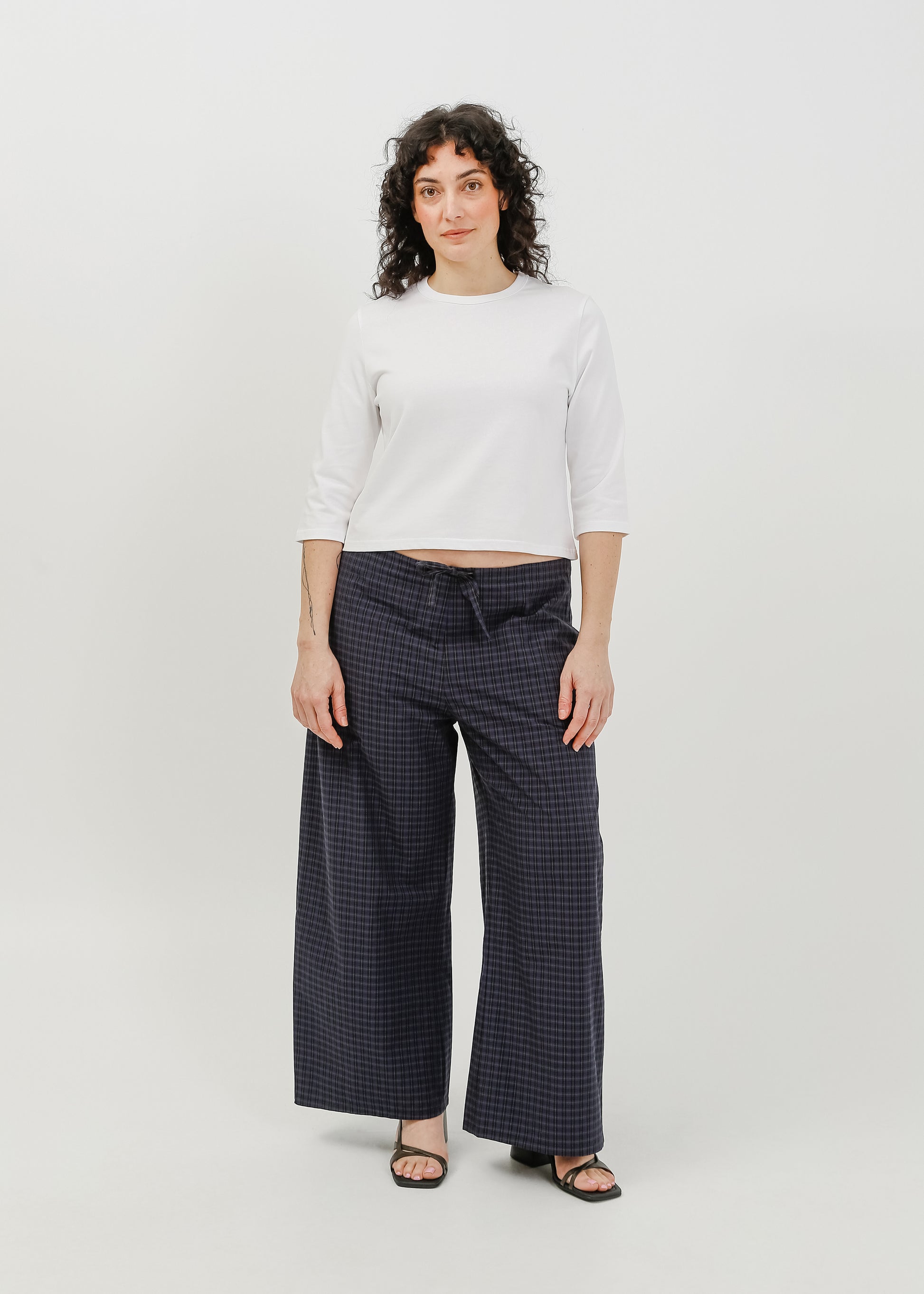 Gwyneth 3/4 Sleeve Tee / White - 
White (image 10)