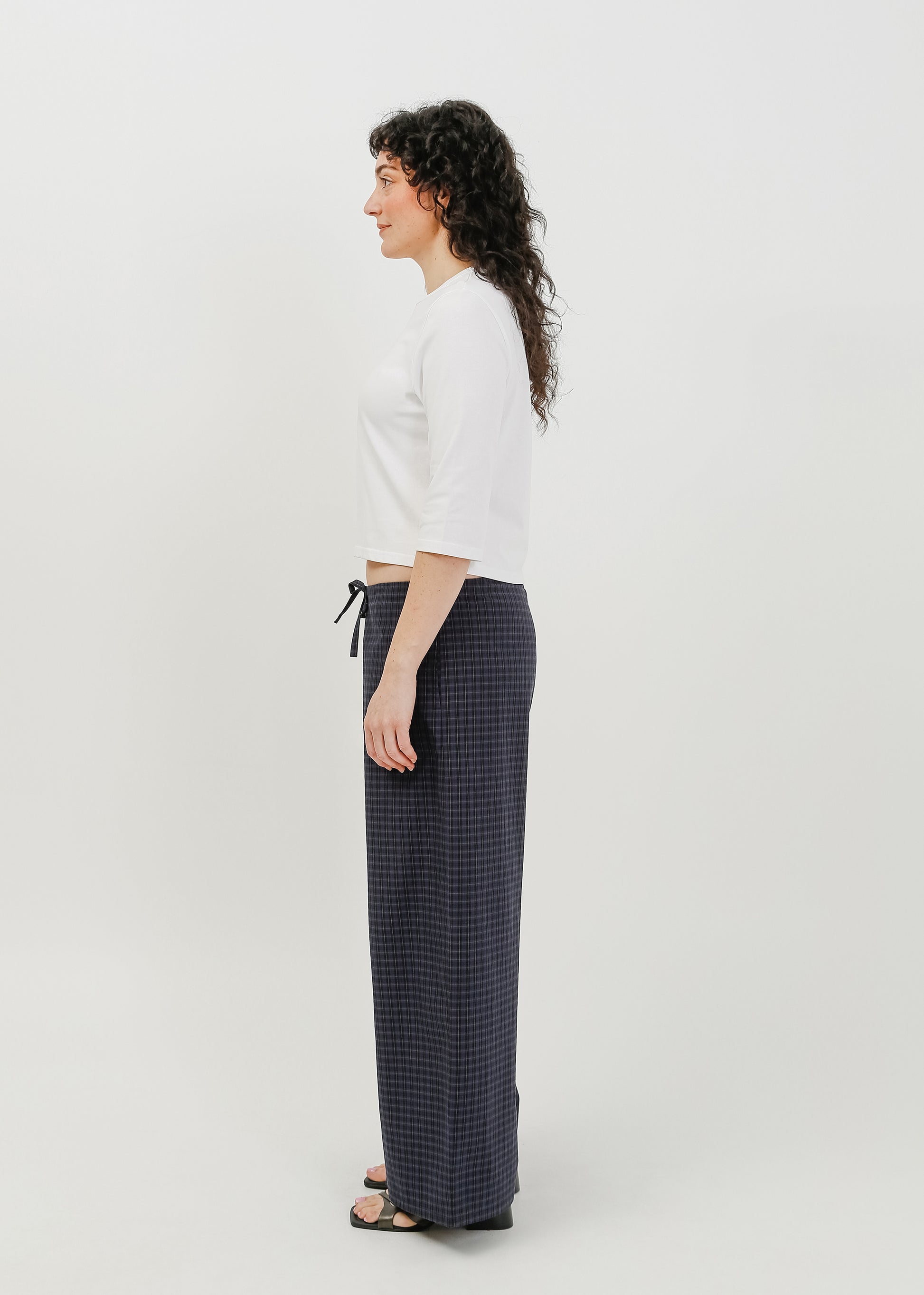 Gwyneth 3/4 Sleeve Tee / White - 
White (image 8)