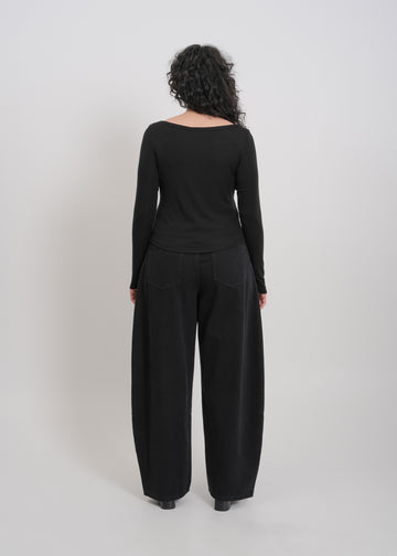 Jae Long Sleeve Top / Black