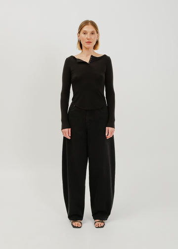 Jae Long Sleeve Top / Black
