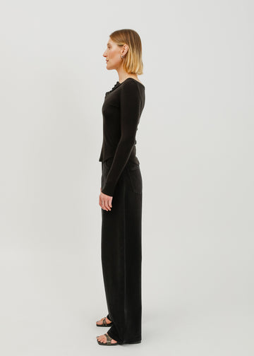 Jae Long Sleeve Top / Black