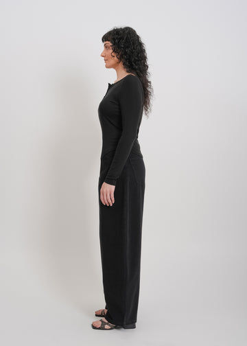 Jae Long Sleeve Top / Black