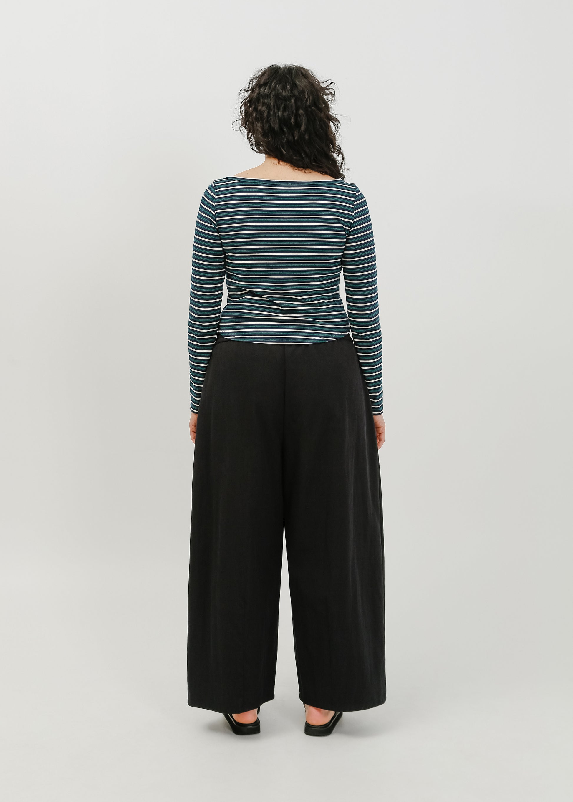 Jae Long Sleeve Top / Navy-White-Green - 
Navy White Green (image 4)