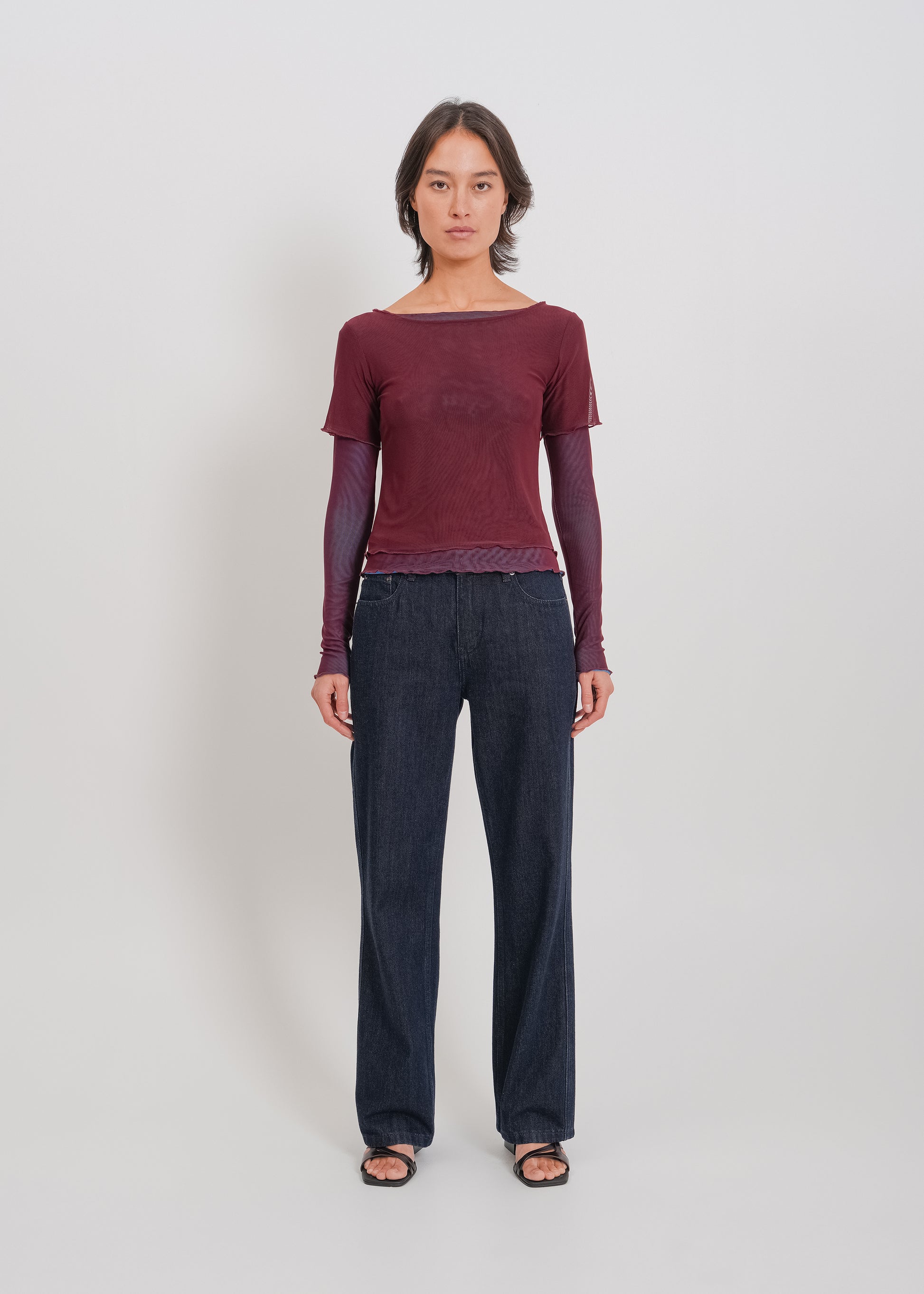 Alani Top / Burnt Maroon-Blue - 
Burnt Maroon Blue (image 2)