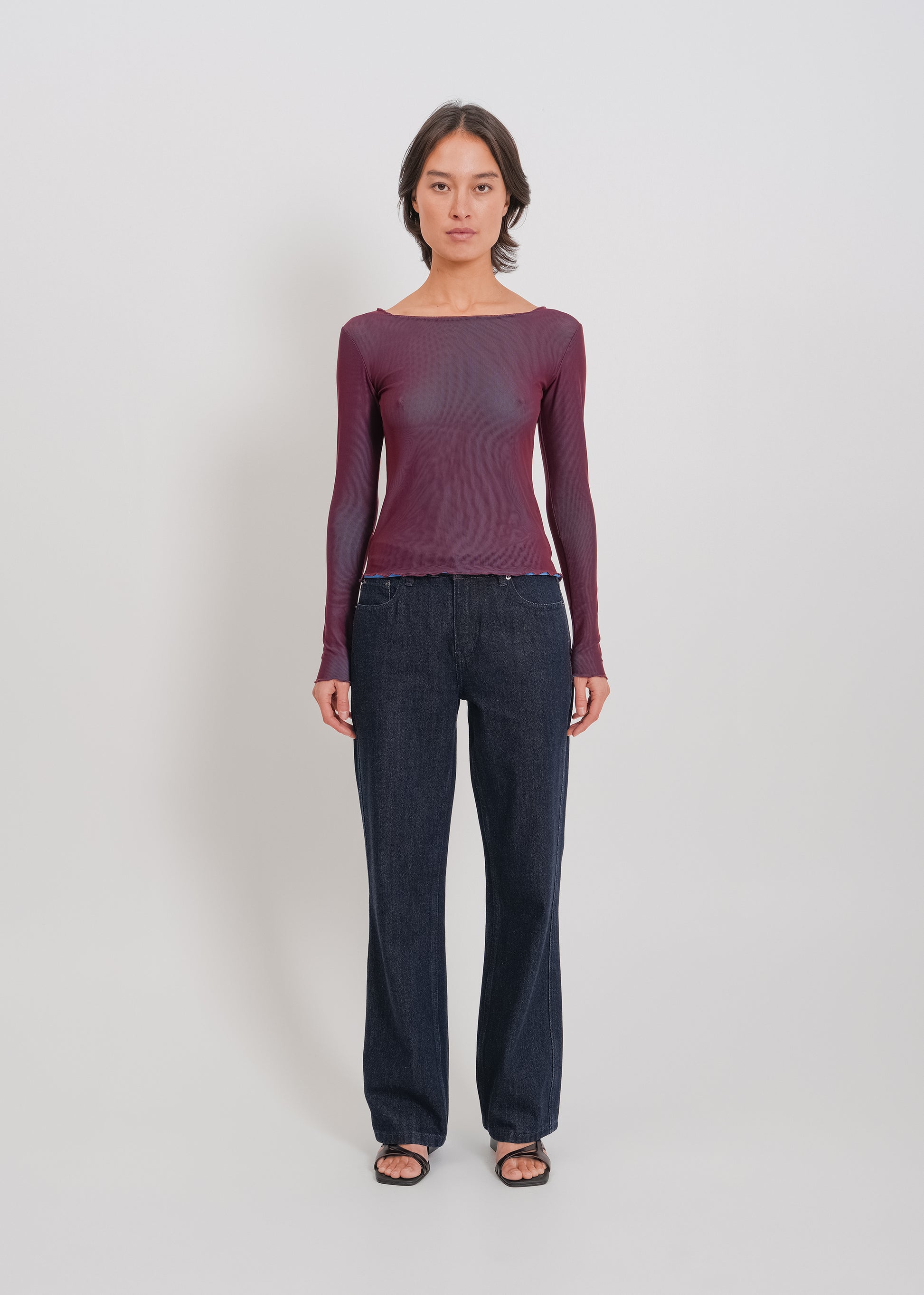Alani Top / Burnt Maroon-Blue - 
Burnt Maroon Blue (image 3)