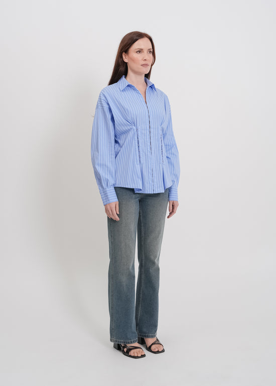 Darwin Shirt / Blue-White-Red