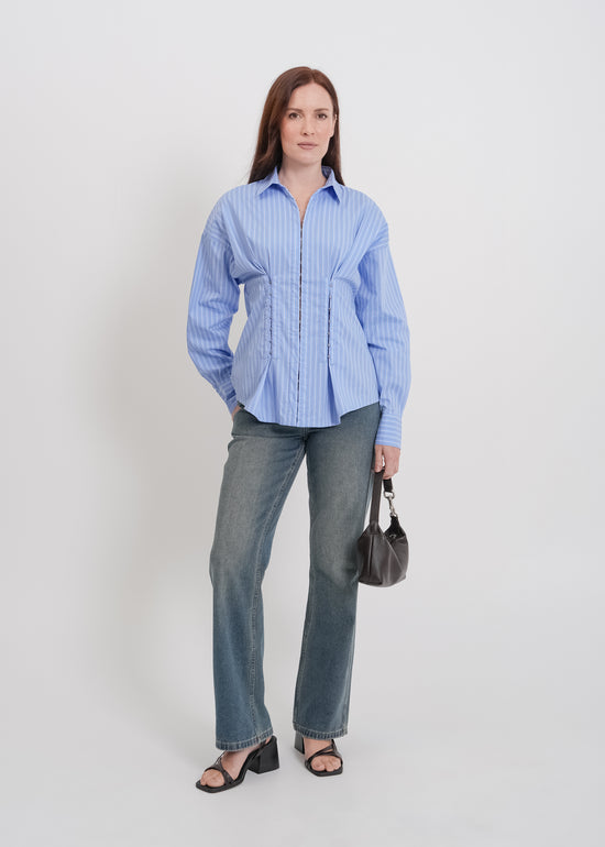 Darwin Shirt / Blue-White-Red