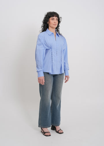 Darwin Shirt / Blue-White-Red