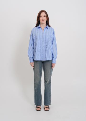 Darwin Shirt / Blue-White-Red