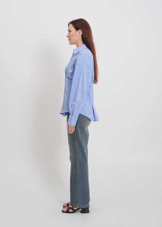 Darwin Shirt / Blue-White-Red