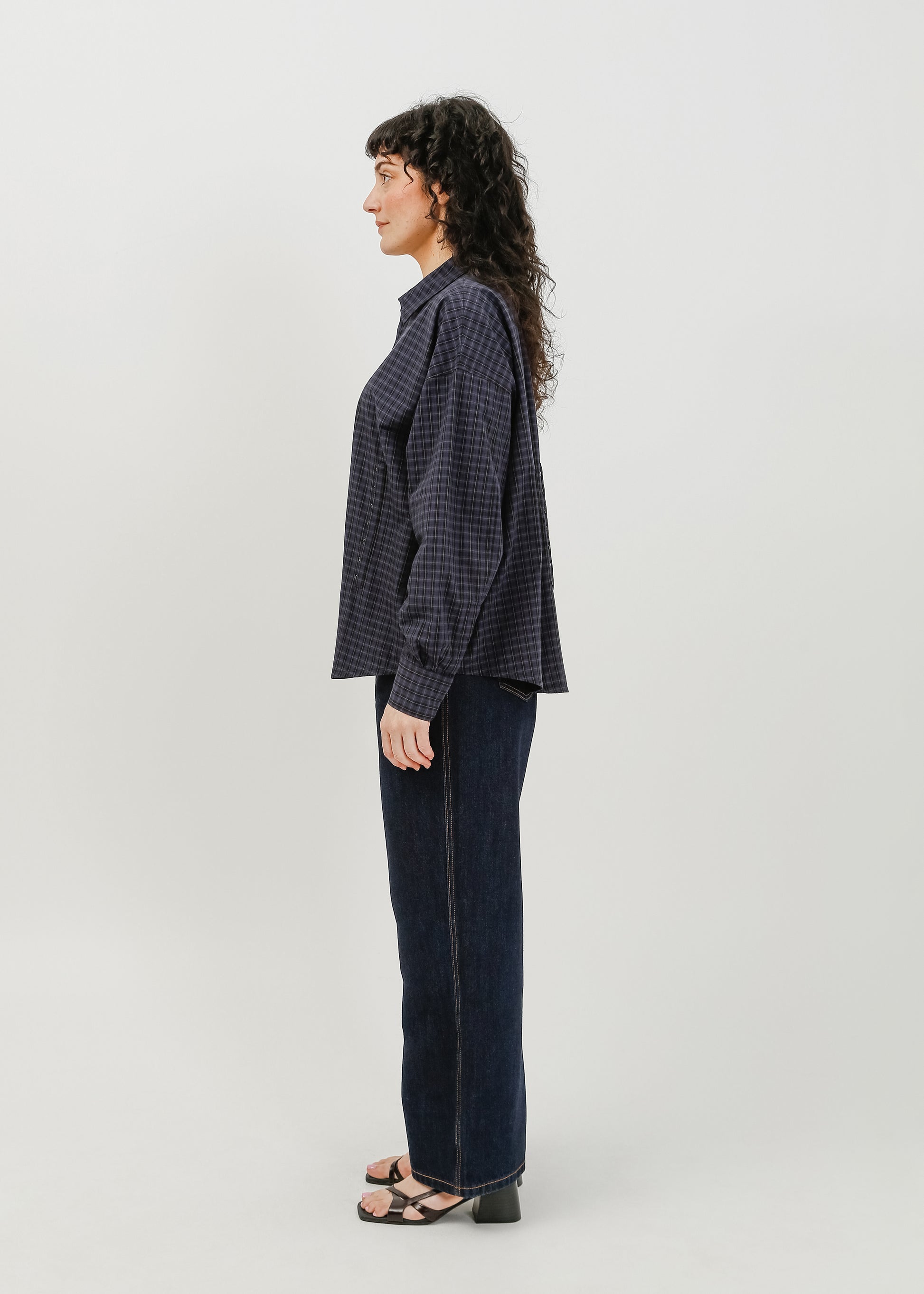 Darwin Shirt / Black-Navy Check - 
Black Navy Check (image 9)