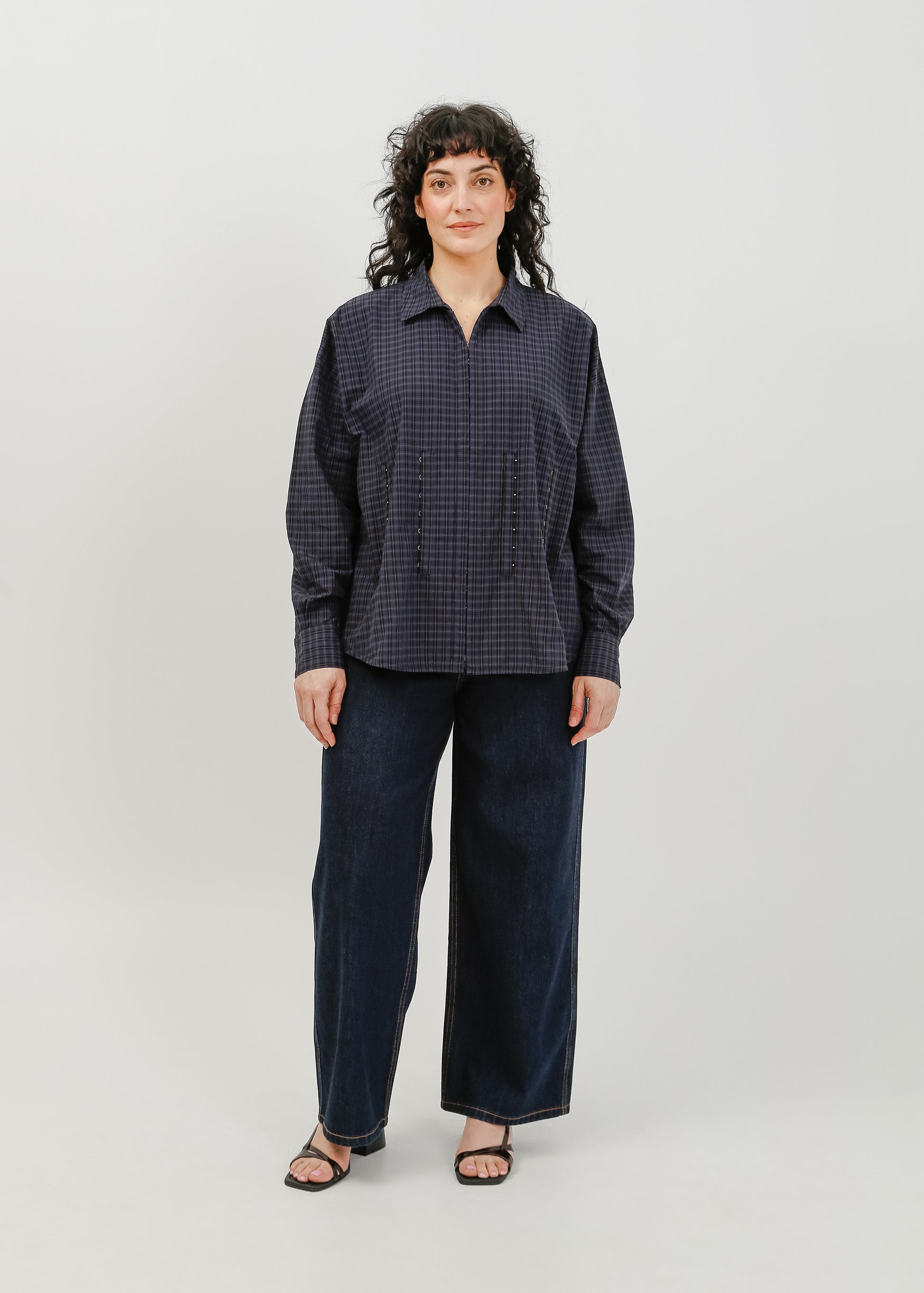 Darwin Shirt / Black-Navy Check - 
Black Navy Check (image 11)