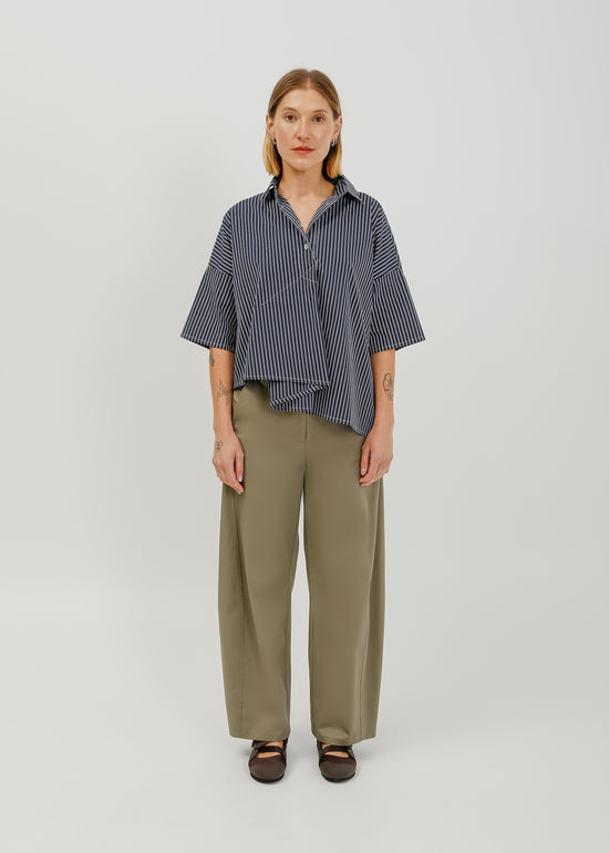 Misty Shirt / Navy-White