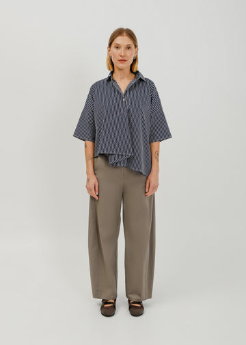 Misty Shirt / Navy-White