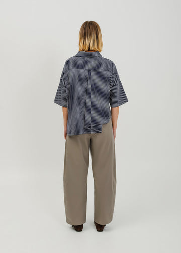 Misty Shirt / Navy-White