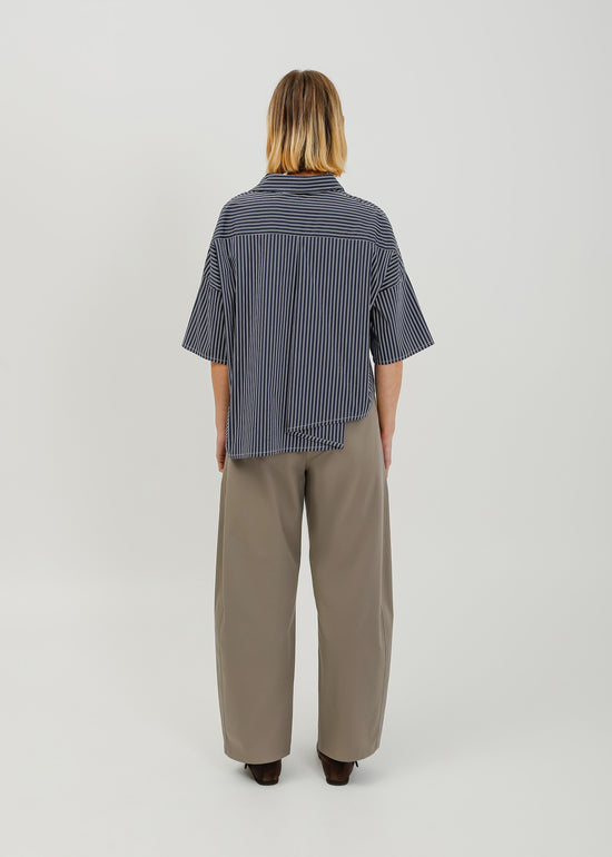 Misty Shirt / Navy-White