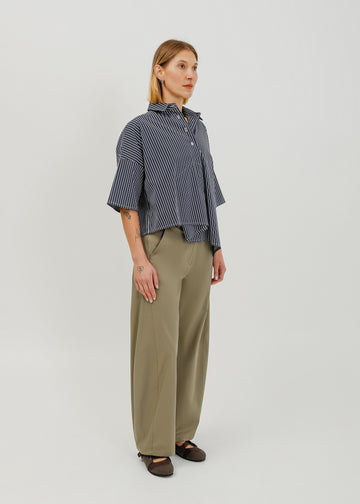 Misty Shirt / Navy-White