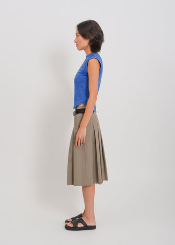 Irene Asymmetrical Tank / Washed Blue