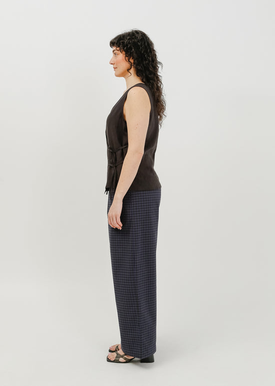 Ellen Wrap Top / Black