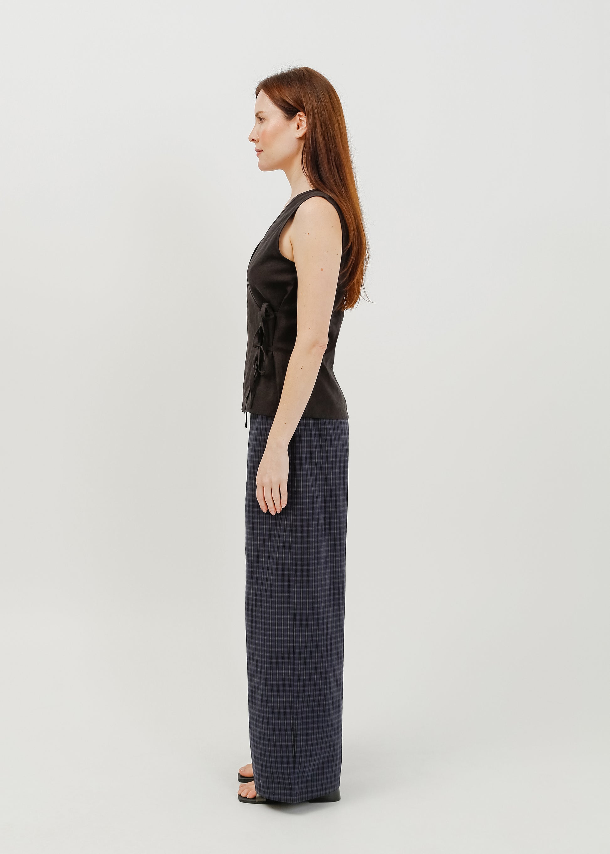 Ellen Wrap Top / Black - 
Black (image 3)