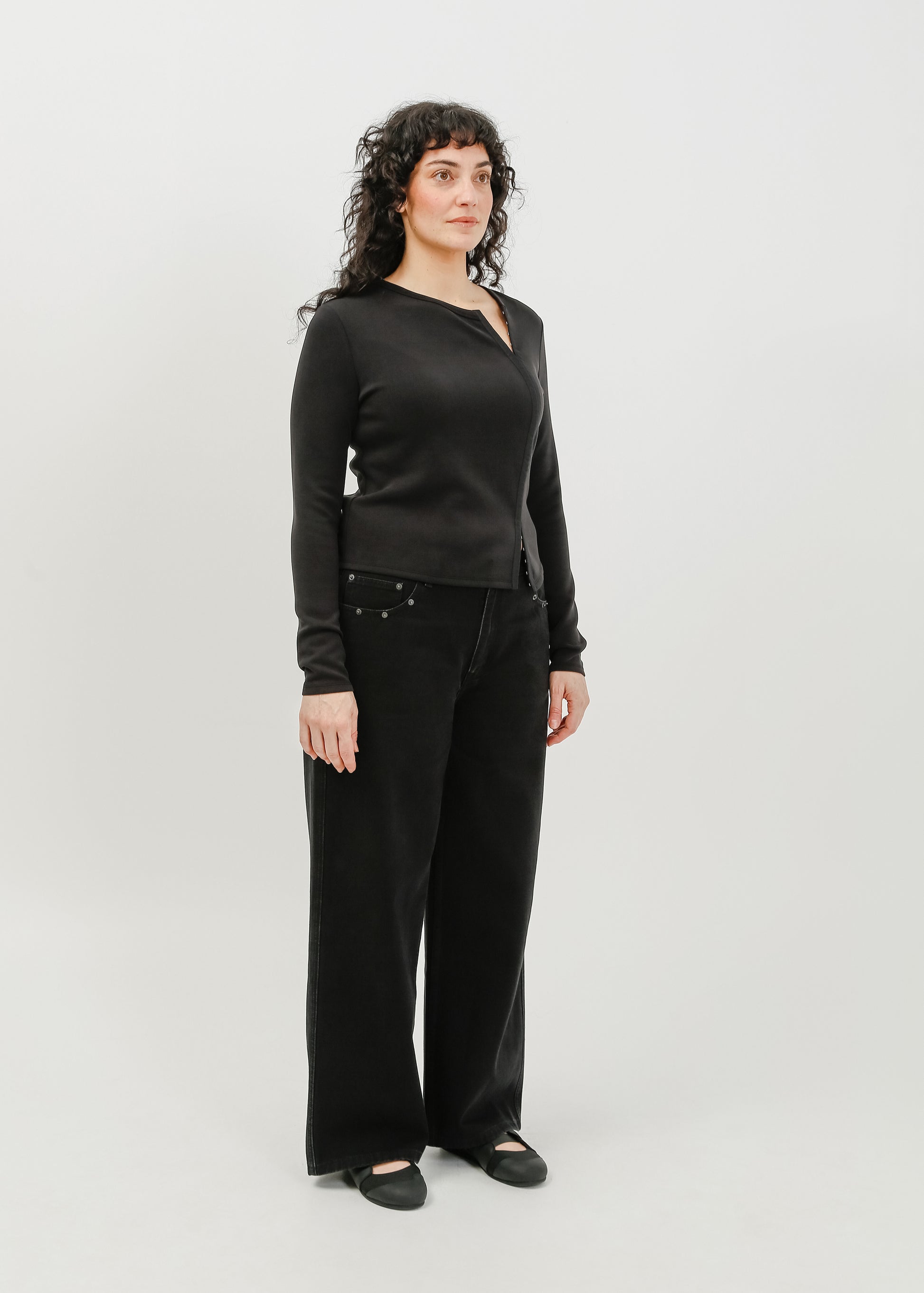 Vera Jersey Cardigan / Black - 
Black (image 7)