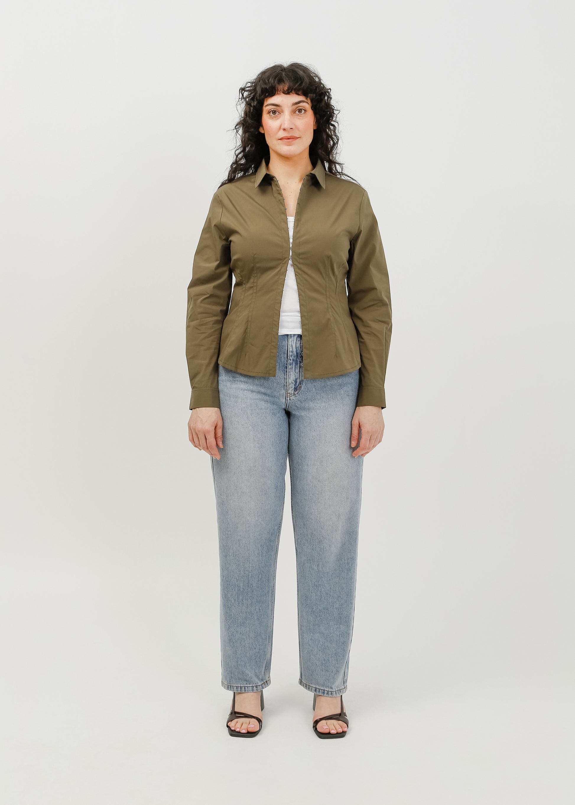 Miles Shirt / Khaki - 
Khaki (image 7)