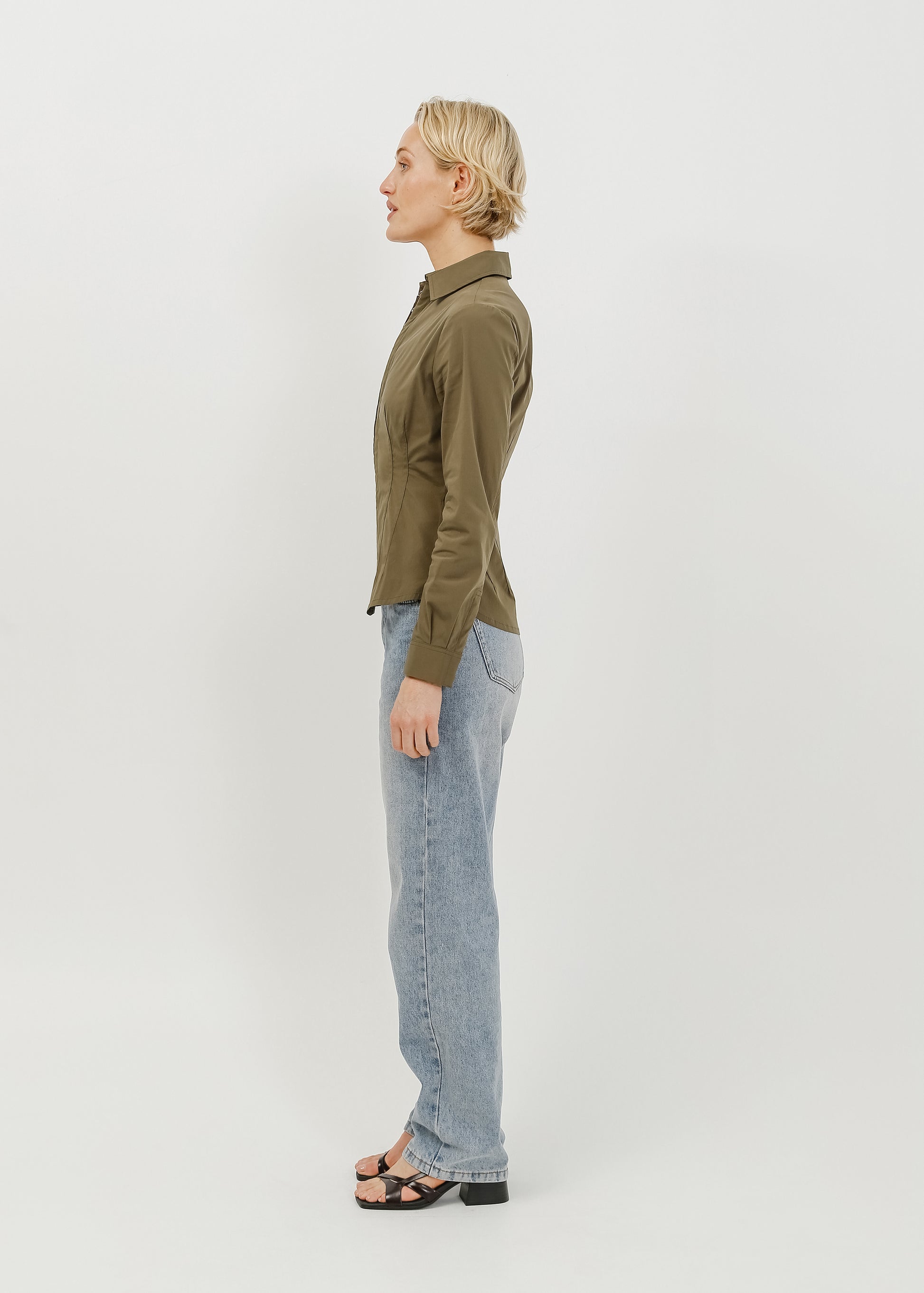 Miles Shirt / Khaki - 
Khaki (image 3)